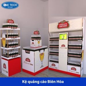 kệ quảng cáo Biên Hòa mẫu mã đẹp, thu hút khách hàng